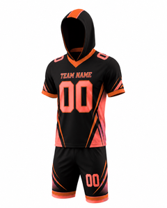Maillots de football 7v7 personnalisés pour adultes, impression par transfert thermique, prix d'usine, maillot d'entraînement réversible en maille respirante pour match - Product Image 6