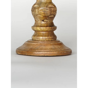 Figura de Madera Pulida de Diseño Antiguo, Ecológica, de Calidad Premium, Estilo Rústico Campestre, Tallado Clásico con Efecto de Sombra - Product Image 3