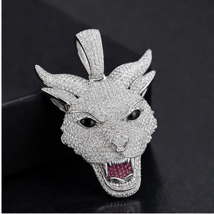 Luxury 925 Silver Iced Fine Jewelry Pendants Charms Custom <b>Cat</b> Animal Face Moissanite Children's Hiphop Unisex Perfect <b>Gift</b> idea - Product Image 4