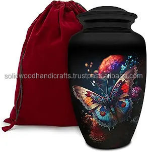 Vente chaude de haute qualité belle conception en laiton adulte urnes de crémation pour les cendres urnes faites à la main urnes funéraires - Product Image 3