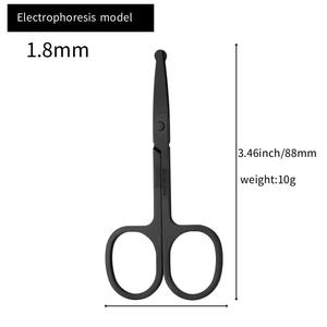 Ciseaux à ongles en acier inoxydable avec poignée ronde, lame tranchante pour manucure, usage adulte, style simple et durable - Product Image 6