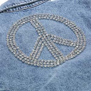 Chaqueta de Mezclilla Estilo Biker para Hombre, Azul Personalizado, Múltiples Bolsillos con Cremallera, Corte Holgado, Cremallera Completa, Diseño de Logotipo con Pedrería en la Espalda, Dobladillo Retráctil - Product Image 2