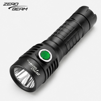 Mini lampe torche LED ZEROBEAM F5 USB-C, portée 350 m, haute luminosité, étanche IPX8, résistante aux chutes, verre minéral trempé, compacte