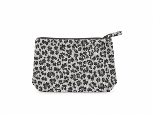 Leopard Print <b>Large</b> Soft Portable Fashion Cosmetic <b>Bag</b> Zipper <b>Makeup</b> Pouch Square for Case Travel Organizer - Product Image 3