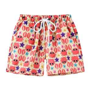 Shorts de Playa Elásticos de Cintura Alta con Estampado a Cuadros, de Secado Rápido, para Mujer, Venta al Por Mayor OEM, Nuevo Precio Bajo - Product Image 3