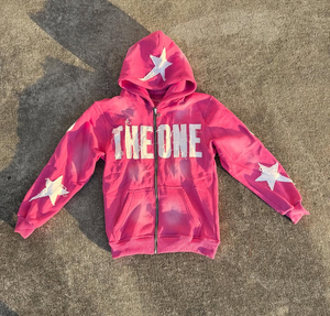 Sweat à capuche personnalisé OEM unisexe, coupe oversize, style streetwear, imprimé motif ange au dos, rouge, noir, rose, en polyester tricoté respirant, idéal pour l'automne - Product Image 6