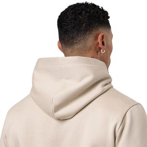 Sudadera con Capucha de Forro Polar Beige para Hombre, Sudadera Informal con Cierre de Cremallera, Manga Larga, Ropa Deportiva de Invierno para Gimnasio - Product Image 3