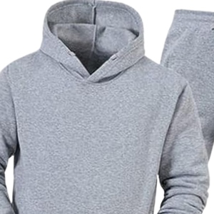 Ensemble de survêtement unisexe en molleton premium 100 % coton, chaud pour l'automne, avec sweat à capuche et pantalon de jogging, idéal pour le sport et les loisirs, personnalisable OEM, vente en gros - Product Image 3