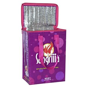 Sac isotherme personnalisé en tissu non tissé avec fermeture éclair et velcro, 150g 200g, avec logo imprimé personnalisé, OEM/ODM Vietnam - Product Image 5