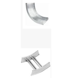 Cable Perforado de Acero Aleado Industrial Ajay con Curva Vertical de 90 Grados para Transiciones Seguras y Confiables - Product Image 1