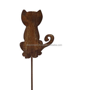 Aspecto de libélula con palo de metal de calidad duradera en venta al por mayor decoración moderna de metal para exteriores e interiores jardín rústico - Product Image 5