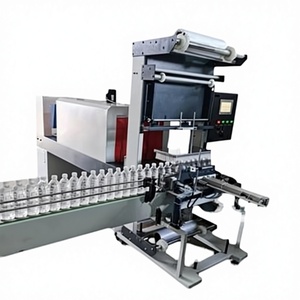 เครื่องห่อขวดหดตัวอัตโนมัติไฟฟ้า 50 เฮิรตซ์ พร้อมระบบควบคุม PLC ความเร็ว 20 แพ็ค/นาที - Product Image 1