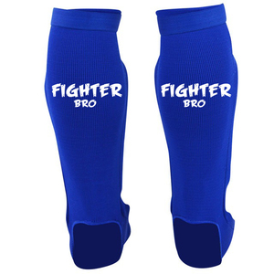 Protège-tibias de karaté et de boxe en coton élastique avec rembourrage EVA, taille personnalisable, pour l'entraînement - Product Image 1