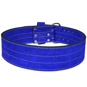 Ceinture à boucle en cuir robuste pour la musculation, l'entraînement de force et les exercices de fitness, fabriquée avec des matériaux durables - Product Image 4