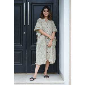 Minty Meadows - Traje de baño tipo kaftán cómodo - Product Image 1