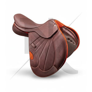 Silla de montar de salto y doma inglesa de lujo con estructura de madera, cuero de ante suave, productos superiores para jinetes de carreras de caballos ingleses de la India - Product Image 5