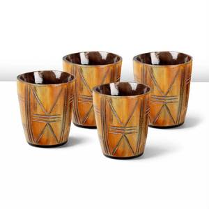 Coupe en verre en forme de corne de Viking, artisanale, en agate, de haute qualité, artisanat naturel, pour boire, design animal poli, meilleur grossiste - Product Image 6