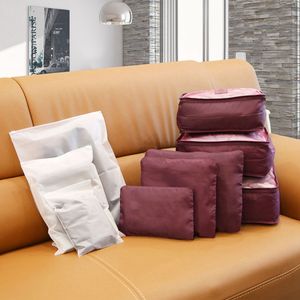 Set di 9 Cubi Organizzatori Impermeabili per Vestiti da Viaggio, Borse per Conservare Camicette, Calze, Biancheria Intima - Product Image 3