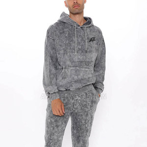 Survêtements décontractés à la mode, effet délavé, manches longues, couleur unie, différents designs, survêtements effet délavé - Product Image 3