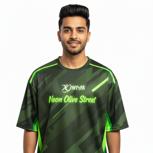 Camiseta Urbana Oversize con Sublimación, Estilo Casual y Holgado para Hombre - Product Image 1