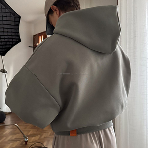 100% algodón DTG estampado camuflaje personalizado sudaderas con capucha pulóver bordado Unisex peso pesado polar gota hombro bolsillo sudadera - Product Image 1