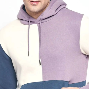 Sudadera con Capucha para Hombre, Diseño Color Block, Corte Regular, Tejida, Manga Larga, con Bolsillos, Estilo Casual para Otoño - Product Image 6