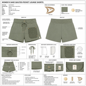 Shorts de Punto de Cintura Baja para Mujer, con Bolsillos, Cierre con Cordón, Color Sólido, Casuales, Transpirables, Mezcla de Algodón y Spandex, Verde - Product Image 6