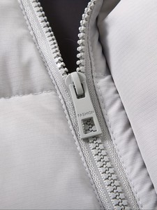 Chaleco Acolchado Reversible sin Mangas con Capucha para Hombre, Cierre de Cremallera, Resistente al Viento, Color Sólido, Ropa de Invierno Informal, Corte Regular - Product Image 5