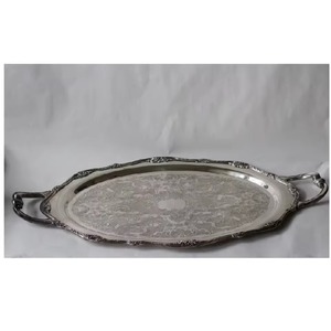 Bandeja de Metal y Espejo para Decoración de Mesa, Multifuncional, para Frutos Secos, Chocolate, Suministrada por India - Product Image 2