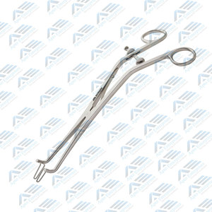240 Mm Kogan Endocervical Speculum Offset Ring Handles Fenestrated Jaws Gynecological Instruments Grasp Tissues - Product Image 5