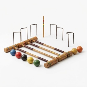 Juego de Croquet para Jardín, Equipo Profesional para Juegos en el Césped, Construcción de Madera Resistente, Colección Premium para Recreación Familiar - Product Image 1