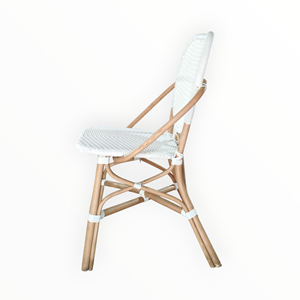 Silla Bistro Más Popular para Cafetería, Restaurante, Espacios Públicos Residenciales - Mimbre Sintético Natural con Garantía de Tejido de 3 Años - Product Image 3