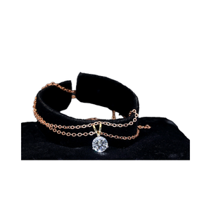 Pendentif personnalisé en or blanc, rose et jaune 14 carats avec diamant solitaire, chaîne en boîte, diamant certifié cultivé en laboratoire pour femme - Product Image 6