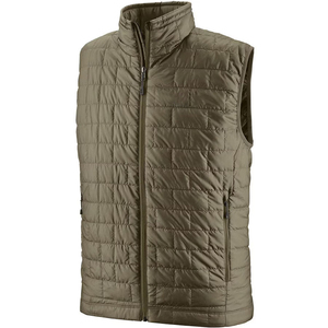 Minimalist Plain Men Hooded Puffer <b>Vest</b> Quilted Padded <b>Thermal</b> Heat Bodywarmer - Product Image 4