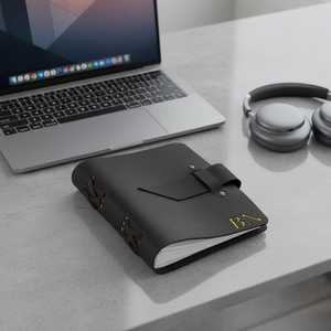 Smooth Matte Finish Leather <b>Book</b> Protector High <b>End</b> Italian Leather Journal Sleeve Bespoke Leather Factory LBC-0040 - Product Image 4