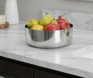 Bol en acier inoxydable de qualité supérieure, finition polie, design minimaliste, passe au lave-vaisselle, bol de service alimentaire, charme sophistiqué, pour la table - Product Image 3