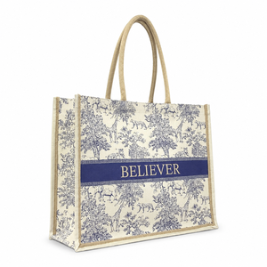 Sac fourre-tout de plage en toile de coton laminée 220 GSM, style safari, 42x34.5x16 cm, poignées en corde de 61 cm, logo personnalisé, vente en gros, marque privée - Product Image 2
