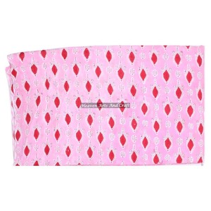 Handmade Block Printed Cotton Running Thin And <b>Thick</b> Fabric For Wholesale At Best Price Indian Handmade Block Printed Cotton - Product Image 1