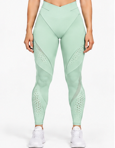 <b>Women</b> High Waist <b>Leggings</b> For Yoga Gym Running Fitness Seamless <b>Compression</b> Pants Quick Dry Breathable Stretch Custom Logo - Product Image 6