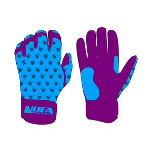 NOFA INDUSTRIES Batting Gloves Black Padded <b>Hook</b> And Loop Closure Unisex Adult Training Glove - Product Image 5