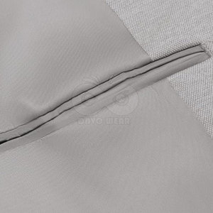 Veste de costume moderne pour homme, blazer de style affaires à simple boutonnage, coupe ajustée de qualité supérieure, en vente - Product Image 5