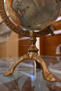 Gold Aluminum Embossed Polished Modern World Globe <b>Desk</b> Globe Decorative Table Globe for Office <b>Desk</b> <b>Study</b> Room and Home Decor - Product Image 4