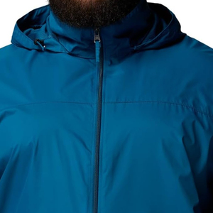 Chaquetas de lluvia transpirables y cómodas con cremallera personalizadas en venta. Nuevas chaquetas cortavientos impermeables para hombre para actividades al aire libre. - Product Image 4