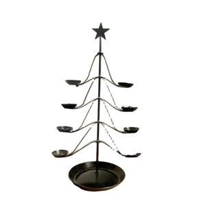 Stunning Look Metal Christmas Tree Object <b>Table</b> Display Easy Portable Wholesale Christmas Tree With Star on Top & Bells Hanging - Product Image 6