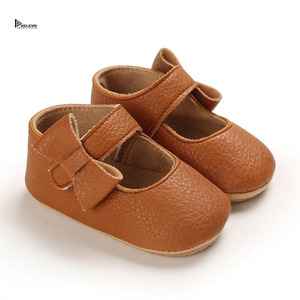 Zapatos de Cuero Rosa Bebé de Alta Calidad, Suela Suave, Zapatos Ligeros y Cómodos para Bebés y Niños Pequeños, Primeros Pasos para Niñas y Niños - Product Image 5