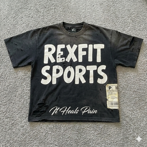 เสื้อยืดโอเวอร์ไซส์ลายกราฟิก พิมพ์ลายตามสั่ง ผ้าฝ้าย แฟชั่นสตรีท สวมใส่สบาย ผู้ผลิตเสื้อผ้าสตรีทแวร์ เสื้อยืดยูนิเซ็กส์ - Product Image 2