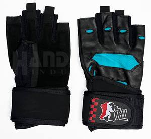 Gants de musculation unisexes en PU à demi-doigts, rembourrés, avec sangle de poignet réglable et fermeture à boucle, pour une adhérence durable, entraînement et fitness - Product Image 3