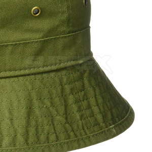 Stylish Men's Adjustable 100% Cotton Bucket <b>Hat</b> Solid Color Outdoor Breathable Casual Streetwear Fashion Accessory Four Seasons - Product Image 5