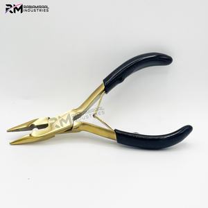 Alicates RMI Shin Black Grip y Shin Gold Plasma Tip, Producto Superior, Alicates y Cortadores Personalizados de Acero Inoxidable - Product Image 2
