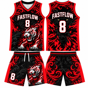 Chalecos de Baloncesto de Alta Calidad, Camiseta de Baloncesto, Conjunto de Uniforme de Baloncesto para Jóvenes y Adultos, Malla de Secado Rápido, Camiseta Deportiva para Hombre - Product Image 4